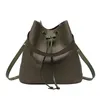 Kadınlar için son Tasarımcı İpli Kova Omuz Çantası Crossbody çanta çanta Yüksek kaliteli Geometrik Çanta Ekose L619