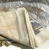 Женский шелковый шерстяной шарф квадратный 135X135 см, большие шелковые шали, хиджаб, женский зимний осенний шерстяной платок из пашмины Bufanda, палантины