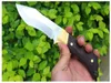 Wild Boar Outdoor Survival Knife Fixed Blade D2 Steel Blade Wood Handle Camping Hunting Knives & Leather Sheath