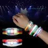 2022 Qatar World Cup Coppa di illuminazione Bracciale LEGGI LED LEGGI National Bandiera Braccialetti Light Braccialetti Silicone Eleule Forniture