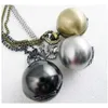 Pocket Watches 10pcs/lot Wholesale SteamPunk Polished Retro Round Ball Hang Watch Necklace Chain Pendant.x&#39;mas GiftPocket