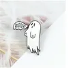 Leuke roken Boo Ghost Email Pin Booch Cartoon Vrouwen Men Denim Jackets Rapel Pinnen Rugzak Badges Kids Fashion Jewelry Gifts GC1498