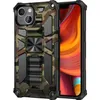 Schokbestendige hybride ingebouwde standaardkisten voor iPhone 13 Pro Max 12 11 XR XS X 8 7 Plus 6S Camouflage Camo Stand Armor Phone Covers