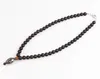 Подвесные ожерелья Черное колье гематита для мужчин племен