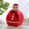 11.5x11.5cm Kerstboom Verpakking Favor Bag Gift Cookie Box Box Apple Dozen Met Bells Party Decoratie Box Voor Kid