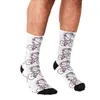 Chaussettes pour hommes Funny Men's Bicycle Mountain Biker Pattern Imprimé Hip Hop Men Happy Cute Boys Street Style Crazy For MenMen's