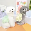 Vêtements pour chiens printemps et été chiot lanterne jupe vêtements petits chiens vêtements pour animaux de compagnie en gros teddy