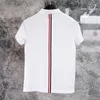 캐주얼 골프 남성 폴로 셔츠 v- 넥 짧은 소매 패션 여름 폴로 셔츠 남자 한국 최고 드레스 Tshirt 버튼 장식 220427