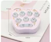 Simpatico criceto divertente mini decompressione portatile Giocattolo Fidget Push its Bubble Soft Relieve Stress Squeeze giocattoli catena chiave della macchina da gioco