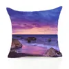 Taie d'oreiller montagne lac paysage taie d'oreiller forêt arbre housse de coussin décoration de la maison canapé salon couvre décoratif bricolage CasePillow