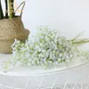 Ghirlande di fiori decorativi 3 pezzi di lusso Babysbreath plastica artificiale casa decorazione di nozze disposizione dei fiori forniture Plantas Artifica