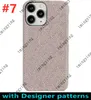 مصممي أزياء الحالات للهاتف iPhone 14 Pro Max 13 Case 12 Mini 11 14plus Cover Letter Bee Tiger Snake Case Pu Samsung Shell Galaxy S21 S22 Ultra