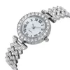 Greatbuy Femmes Ladi Mode Diamant Dign Quartz Bracelet Montre JAW-08934WY3