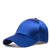 Гладкая атласная бейсбольная кепка Silk сатин пару ультрамодные папочки шляпы мужчины женщин хип хмель шапки шляпа Snapback