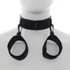 Nylon Belt Neck Collar Handcuffs Adult Games Erotic Cosplay Hand Cuffs Slave BDSM Bondage Restraints Fetish sexy Toys For Couples