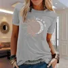 Plus Größe Xs-3xl 4xl Damen T-shirt Tier Blumen Druck Kurzarm T-shirt Weibliche Tops