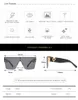 Sunglasses Wholesale Designer Oversized Square Gradient Men Women Elegant One Peice Lens UV Protection V ShadesSunglassesSunglasses