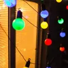 IP65 15m LED Globe G50 Multicolor bol String Connectable Outdoor Outdoor kleurrijke stringlichten voor bruiloft Kerstslingersfeestje