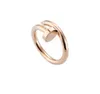 Designer Nail Ring Luxury Jewelry Midi Rings For Women Titanium Steel Alloy GoldPlated Process Fashion Accessories Never Fade Not5733673