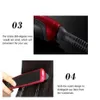 Pro Heating Electric Ionic Fast Safe Hair Straightener Anti static Ceramic Straightening Brush Comb gold hair straightener3021