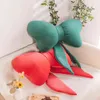 Creative Filled Bow Flower Plush Cushion Girly Room Decor Ribbon Arch Mat Beautiful Birthday Gift Present J220704