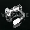 Smoking Accessories Round bottom quartz banger Top flat 10mm 14mm 18mm male female 45° 90° for glass bong dab rig water pipe