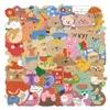 New Sexy 50pcs Cute Bear Cartoon Graffiti Sticker Kids Classic Toy Laptop Refrigerator Guitar Skateboard Luggage Car DIY Waterproof Decal