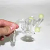 smoking glow in dark 20mm 2.5mm Thick Quartz Blender Spin Banger Nail with Smoking Beveled Top Domeless Nails for Prevent Oil Splashing Glass Water Bong