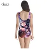est Anime Girl 3D Print Onepiece Swimwear Women Swimming Bathing Suit Sleeveless Sexy Swimsuit 220617