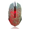 カラフルなLEDコンピューターゲーミングマウスプロのプロのウルトラプレシスゲームDOTA 2 LOL Gamer 2400 DPI USB Wired Mouse