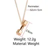 Pendentif Colliers Fitness Haltère Collier Chaîne Pour Femmes Hommes Simple Hip Hop Creative Charme De Mode Collier Ras Du Cou Bijoux Anniversaire GiftsPe