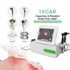 Tecar thérapie intelligente 48khz ret cet gadgets de massage équipement de physiothérapie gadgets de machine pour la douleur blessures sportives portable professionnel tendinite monopolaire