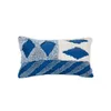 Cuscino/Cuscino Decorativo Fodera per Cuscino Blu Lago 45x45cm/30x50cm Decorazione Domestica Federa Cuscino Geometrico Trapuntato Per Divano Letto Sedia Living Roo W220412