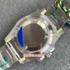 2 cores ZF 116610 Super men Watch 40mm moldura de cerâmica à prova d'água inoxidável 904L LumiNova preto verde safira cal.3135 movimento automático relógios de pulso masculinos
