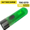 100% originale TIKI GITD TIKI LE 300 lumen MINI portachiavi futuristico luce USB ricaricabile 220601