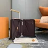 Klassieke luxe ontwerpers man reizen koffer mode unisex trunk tas dames letters plunje tassen mannen spinner universele wiel bagagebox