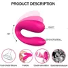 U-förmiges Eierhöschen Tragbare sexy Maschine Erotikspielzeug Klitoris G-Punkt Vibrator Vibe Analdildo für Frauen Frauen Paare Masturbator