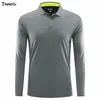 Koszulki golfowe Mężczyźni Koszula Po lo Kobiety koszulę z długim rękawem noszenie kobiet oddychających damskie odzież golfowa sport fitness Tennis 220707