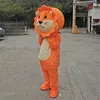 2022 Halloween Lovely Lion Mascot Kostym Tecknad djur Anime Tema Karaktär Jul Karneval Party Fancy Kostymer Vuxna Storlek Utomhus Outfit