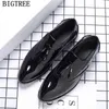 Loafers Men Italian Shoes Coiffeur Black Dress Plus Size Brogue Classic Luxury Dressing For Formal Zapatos220513
