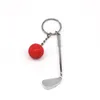 DHL200PCS BACA PARTES METAL Golf Ball Keychains Mix Color