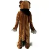 Hallowee Brown Husky Fox Dog Mascot Costume Top Quality Cartoon Anime theme character Carnival Adult Unisex Dress Christmas Birthday Party Outdoor Outfit