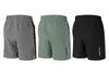 Pantalones cortos deportivos de moda de tela elástica de 4 vías informales de verano para hombre