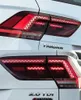 Auto-styling voor VW Tiguan L LED Tail Light 20 16-2021 achterlichten achterlamp LED DRL Running Signal Brake Reversing Parking Lights Facelift
