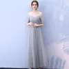 Party Kleider Schönheit-Emily Lange Elegante Abend 2022 Frauen Kleid A-Line Halbe Hülse Vestido De Noite Robe Soiree Plus sizeParty