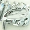 LEWO MĘŻCZYZN MĘŻCZYZN GOLF Irons Honma TW747 VX Golf Clubs 4-9p Club Iron Set R/S Flex lub wał stalowy