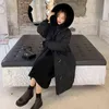 new long winter jacket women's warmth and thick down cotton big fur collar parka coat women Korean casual loose jacket L220730