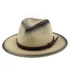 Vintage Panama Chapeau hommes paille Fedora Chapeau de soleil femmes été plage Style britannique Chapeau Jazz Trilby casquette Sombrero