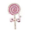 Broches broches strass sucette pour femmes mignon nourriture petite broche broche enfants sac à dos Badges mode bijoux cadeau Seau22