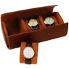 Montres Boîtes Cas 1 Pc 3 Fentes Boîte De Rangement Durable Portable Creative Titulaire Cas Organisateur Pour La Maison Voyage Cadeau